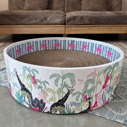 The Bella Bed - Lost in the Jungle CoziKat{{Cat Scratch Bed}} {{Cat Furniture}}