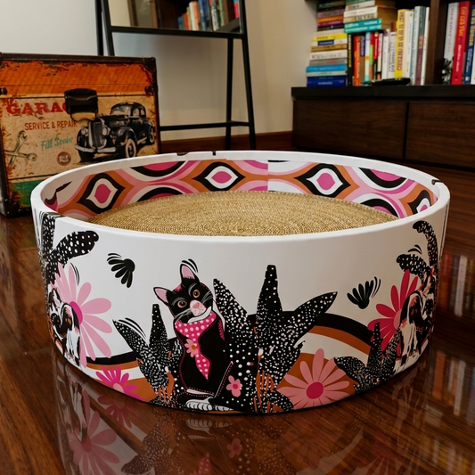 The Bella Bed - Groovy Cats CoziKat{{Cat Scratch Bed}} {{Cat Furniture}}