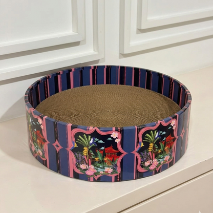 The Bella Bed - Floral Art CoziKat{{Cat Scratch Bed}} {{Cat Furniture}}