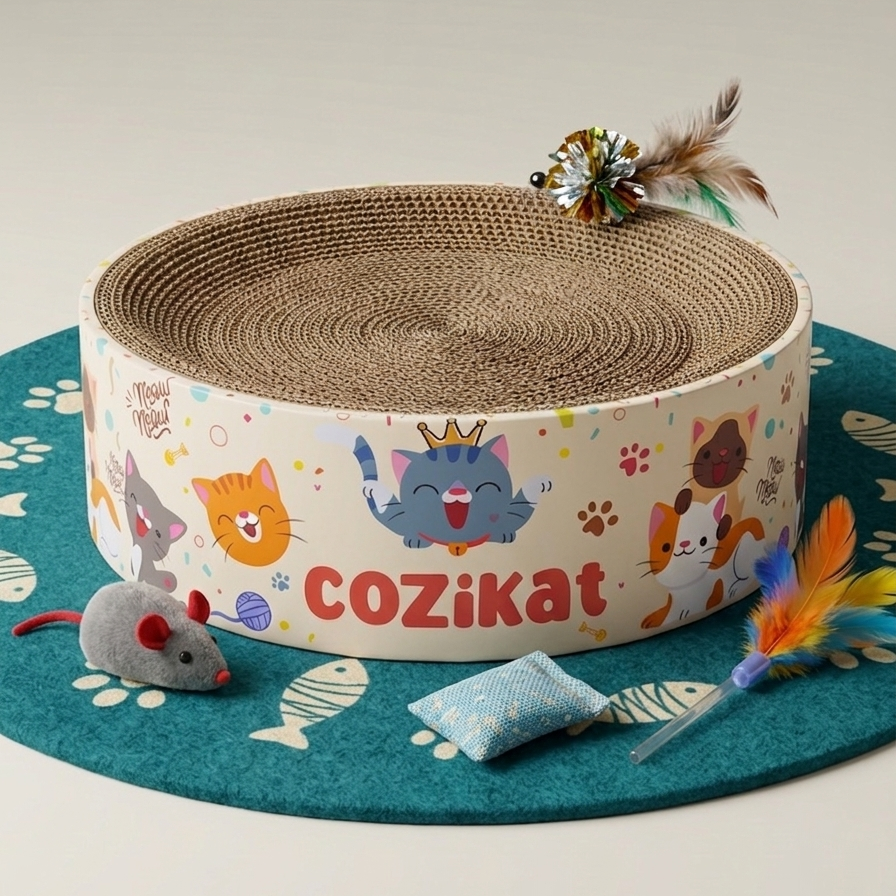 The Luna Lounger - CoziKat Signature CoziKat{{Cat Scratch Bed}} {{Cat Furniture}}