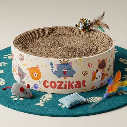 The Luna Lounger - CoziKat Signature CoziKat{{Cat Scratch Bed}} {{Cat Furniture}}